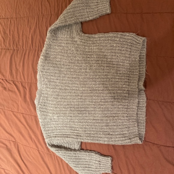 Over-Sized Heavy Cable Knit Lounge Cardigan - Picture 3 of 7